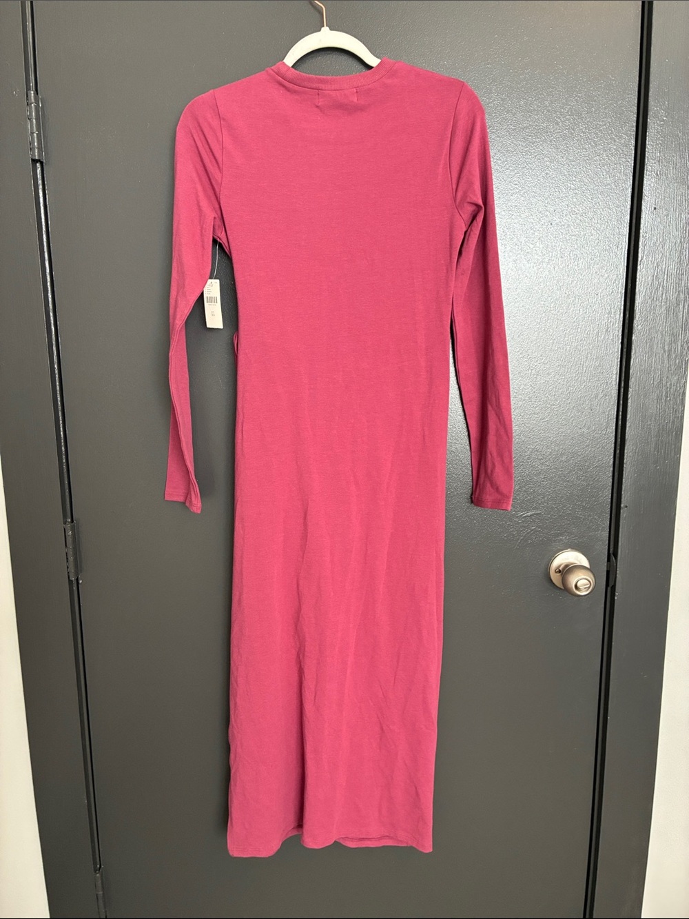 NWT Anthropologie Daily Practice Tie Breaker Long-Sleeve Midi Dress Sz XS - Picture 4 of 7